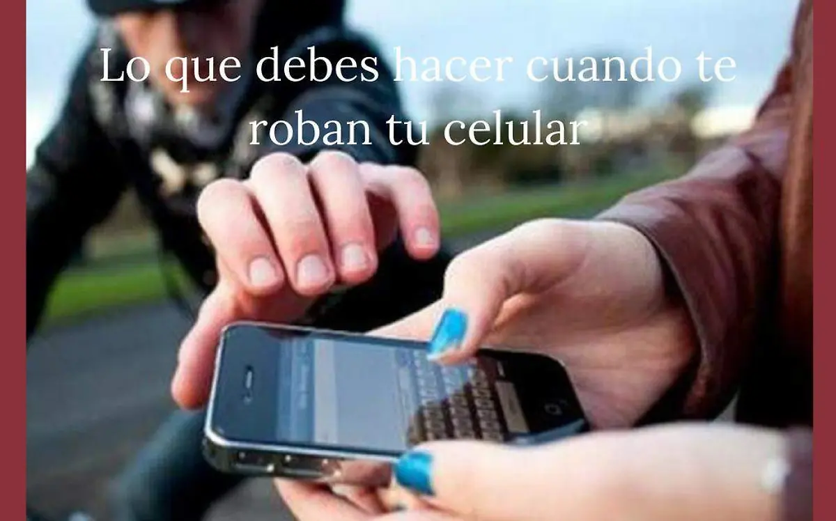 Te robaron tu celular